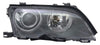 FARO BMW SERIE 3 2002-2005 CON LUPA FONDO NEGRO ( TYC ) RH